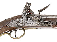 Flintlock Pistols were another type of early firearms
